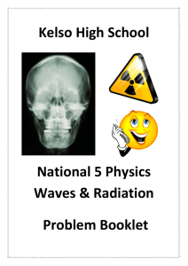 Problem Booklet Nat 5 Waves and Radiation