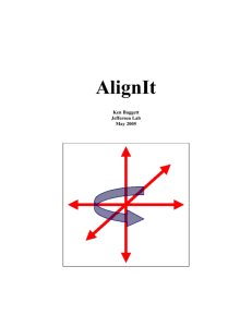 AlignIt Manual - Jefferson Lab