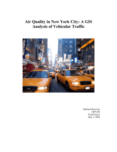 Air Quality in New York City and Nassau County: A GIS