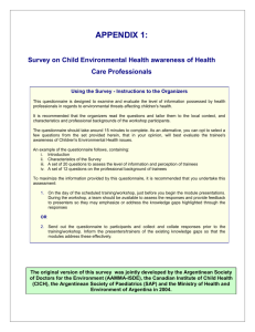 Survey - World Health Organization