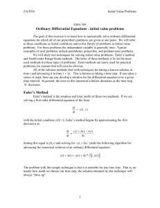 Word File on Ordinary Differential Equations