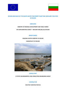 design and build of the waste water treatment plant and ancillary