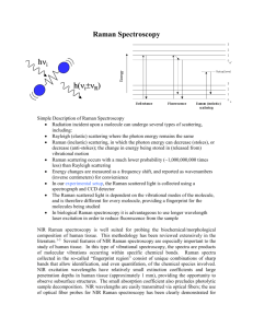 Simple Description of Raman Spectroscopy