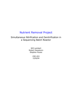 Simultaneous Nitrification Denitrification