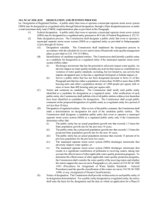 15A NCAC 02H .0151 Designation and Petition process (a