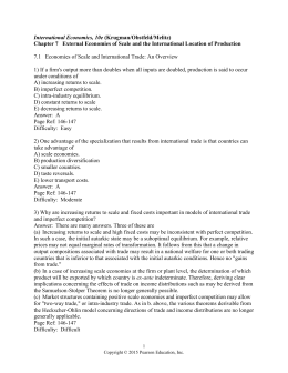Macro unit 5 international trade and forex