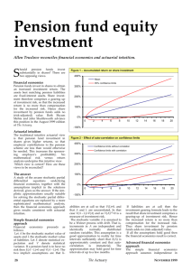 Pension fund equity investment
