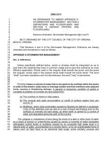 AN ORDINANCE TO AMEND SECTION 105 OF THE CITY ZONING