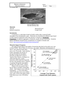 Meteorite Impacts