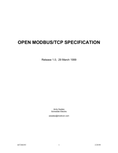 Open MODBUS/TCP Specification