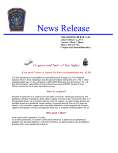 Propane and Natural Gas Safety - Stafford County Fire & Rescue