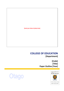 TEMPLATE: STUDENT COURSE BOOK