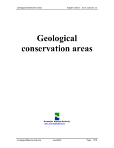 Geological conservation areas