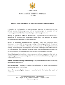 Montenegro - Office of the High Commissioner on Human Rights