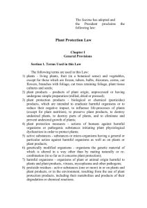 Plant Protection Law