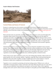 Goal #6: Enhance soil quality and reduce erosion