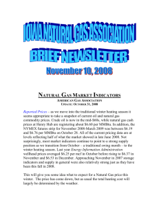 Brief News letter11-10-08 - Iowa Natural Gas Association