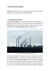 7 Thermal power stations