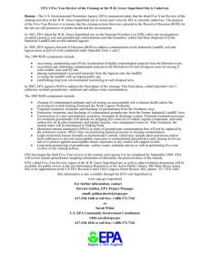 EPA 5 Year Review July 2009