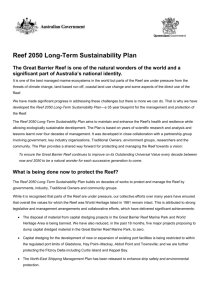 Reef 2050 Long-term Sustainability Plan Fact Sheet