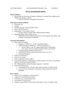 Ch. 18: Environmental Concerns Lecture Notes Page