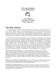 2014 Annual Water Quality Report