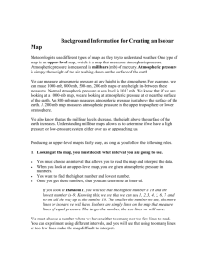 Background Information for Creating an Isobar Map