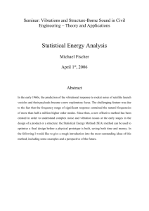 Statistical Energy Analysis