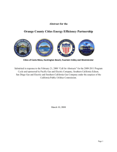 Orange County Cities Energy Efficiency Partnership