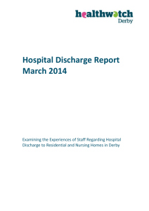 Hospital Discharge Report