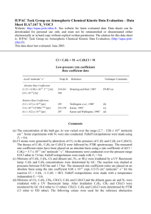 Data Sheet II.A7.167 X_VOC3 - IUPAC Task Group on Atmospheric
