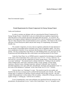 , 2007 Page 1 Draft of February 5, 2007 , 2007 State Environmental