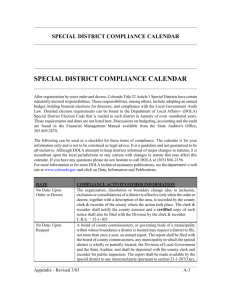 Calendar for Local Governments-Compliance (WORD)