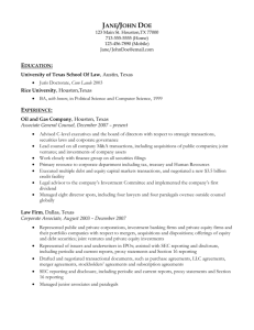 Resume Template - Corporate