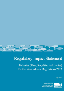 Regulatory Impact Statement - Department of Environment, Land