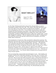 Mary Wollstonecraft (Godwin) Shelly was the daughter Mary