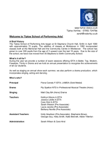 Class Payment Info - Tiptoe School Of Performing Arts