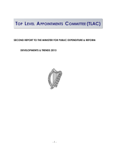 tlac second report to the minister - Department of Public Expenditure