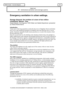 E9_HO_Urban Emergency Sanitation