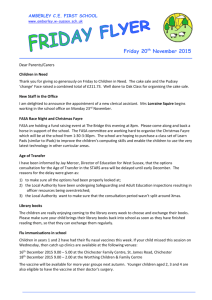 Friday Flyer 20.11.15 - Amberley C of E First School