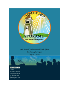 38th Annual Conference and Trade Show Spokane, Washington