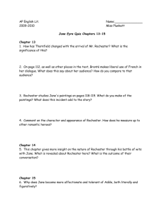 Jane Eyre Quiz Ch. 13-15