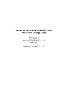 Annotation Strategy Guide - Washington University in St. Louis