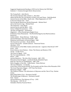 Suggested Supplemental Reading or DVD List for