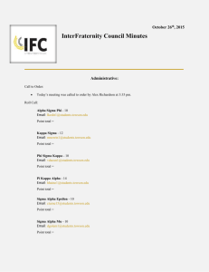IFC Minutes October 26th 2015