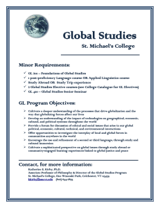 Global Studies Requirements
