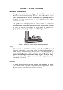 Hydraulics Lab - ECIV 3122 Experiment (12): Series & Parallel