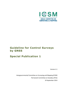 Guideline for Control Surveys by GNSS V2.1