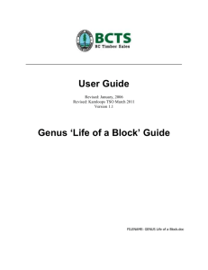 GENUS_The Life of a Block 20March2011