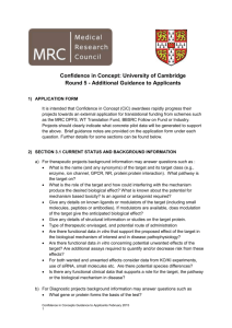 MRC CiC Guidance Document Round 5